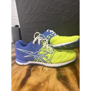 Reebok CrossFit Nano training shoes Womens 6.5 Bright Yellow And Blue NWOB